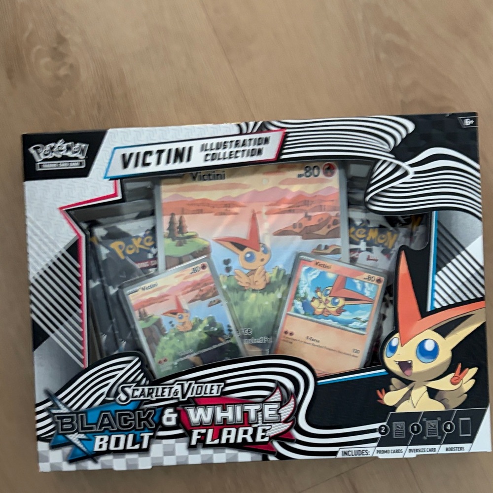 Victini Illustration Collection Box - Black Bolt and White Flare